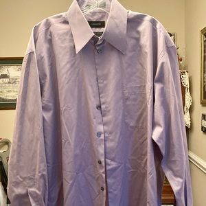 Claiborne- Wrinkle- Free,Relief Collar Dress Shirt. Size Large.